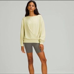 NWT Lululemon Pleated Modal Fleece Pullover In Size 10